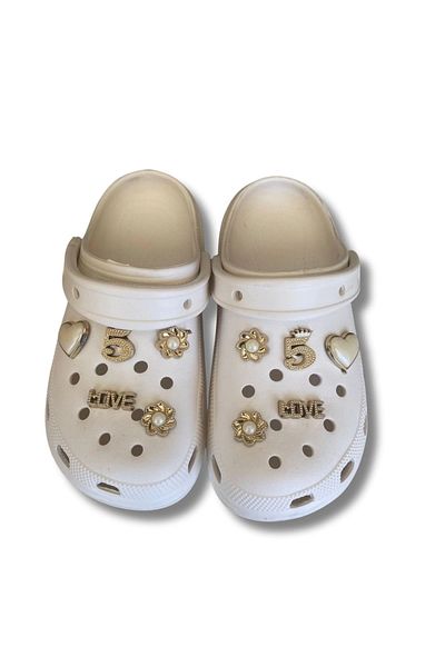 Lovita Shoes Lovita C.R.O.C.S Model Slippers 36-40 White