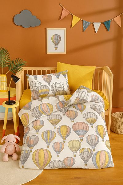 Tabu Home Balloon Baby Duvet Cover Set