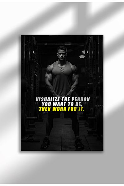 21mxm Motivational Wall Poster, Frameless Canvas, Inspirational Quote Art, Hustle Mindset 2025