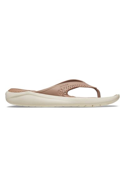 Crocs LiteRide Flip 39-40 EU - M7/W9 US Brown - Latte/Stucco