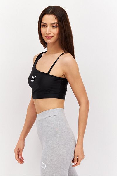 Puma Women Sportswear Fit Sleeveless Training Crop Top, Black