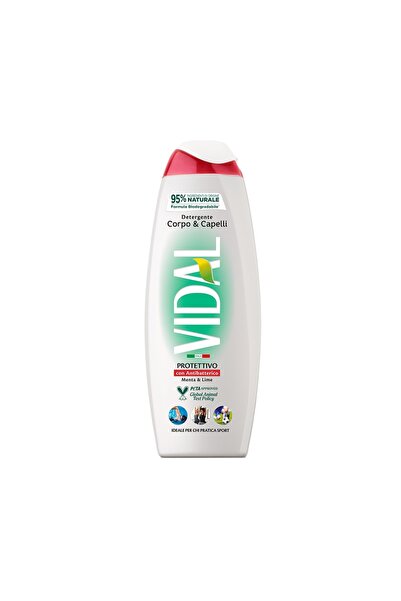 Vidal Gel de dus Pentru Corp si Par cu Menta si Lime Vidal, 500 ml