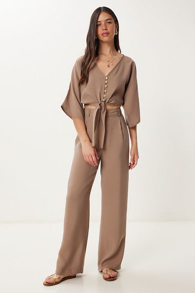 Lovelyİstanbul Modal Blouse Pants Set