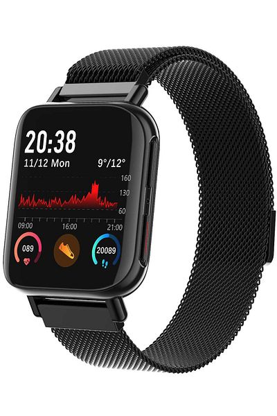 ideal STORE SmartWatch Qwath idealStore, Incoming Call Function, Sleep Monitor, Heart Rate Monitor, Blood Pressure