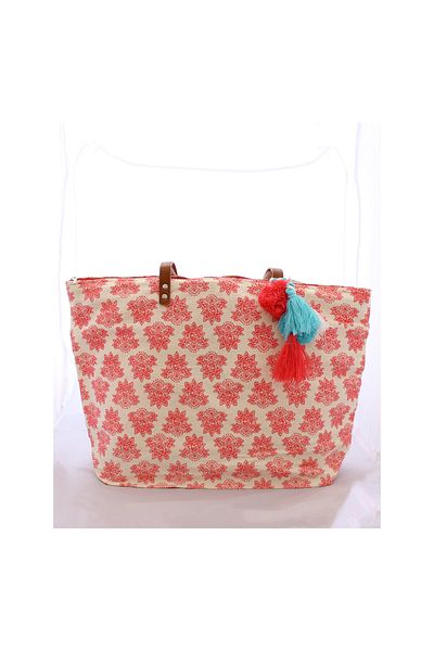 vivo Geanta pentru plaja, 55 x 40 cm, Pink, Vivo, BB966-PINK