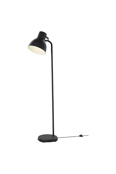 rexa Floor lamp with LED bulb, dark gray