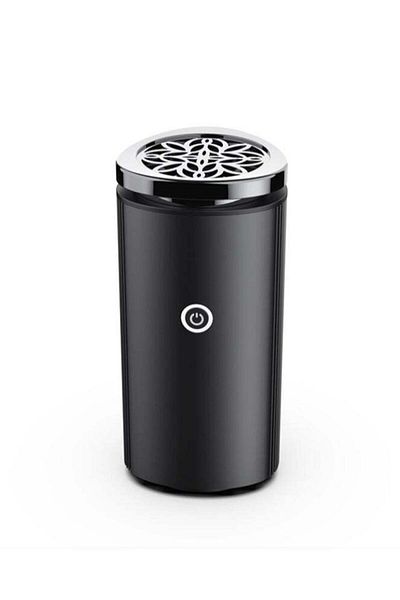 Bukhoor New Style Car USB Type-C Power Rechargeable Incense Burner Black