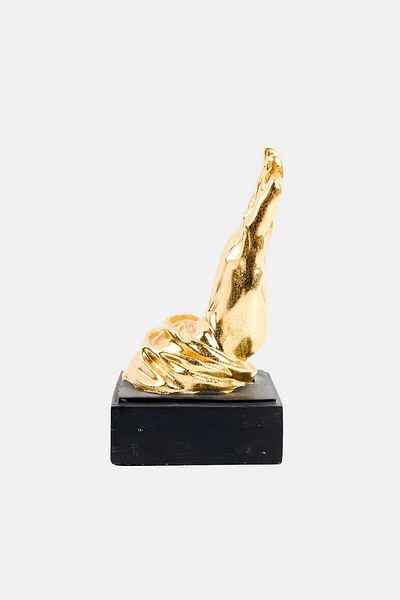 NANETTE LEPORE Polyresin Hand Decor, Gold