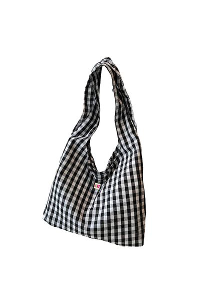 mononoke Sachet Model Gingham Fabric Bag