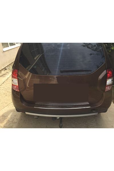 ideal STORE idealSTORE Luggage Rack Dacia Dusterm, Chrome Material, Mounting at the Base of the Luggage Rack