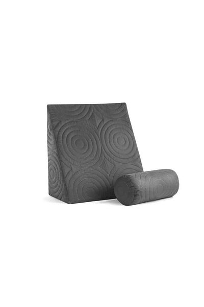 Somnart Relax TV Pillow 60x68x30cm, orthopedic for reading, anti-reflux, with removable cover, Gray