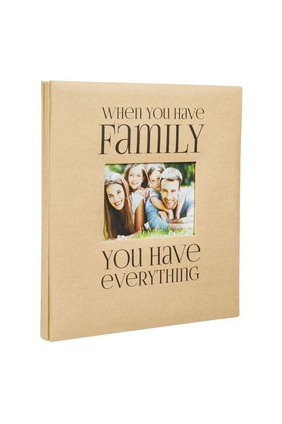 OEM Album Foto Kraft Family 22.5x28cm 15File Odeer