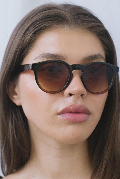 Bilge Karga Glen Green Nude Brown Sunglasses
