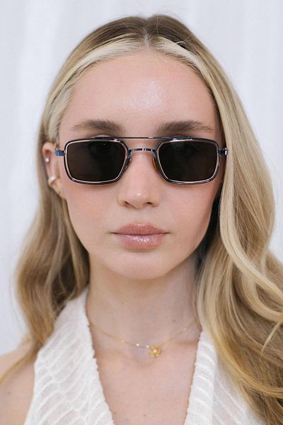Bilge Karga Sion Navy Gold Black Sunglasses