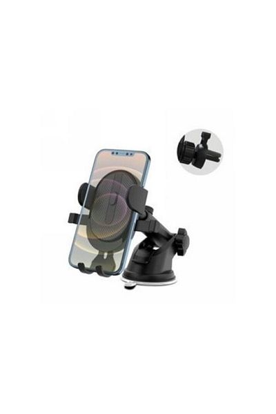 ideal STORE Suport Telefon Premium 2 in 1 idealSTORE, Prindere Ventuza+Grila, Universal