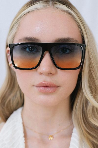 Bilge Karga Carpenter Black Blue Orange Sunglasses