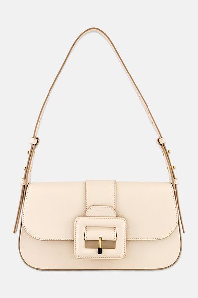 Bally Women Plain Shoulder Bag, Beige