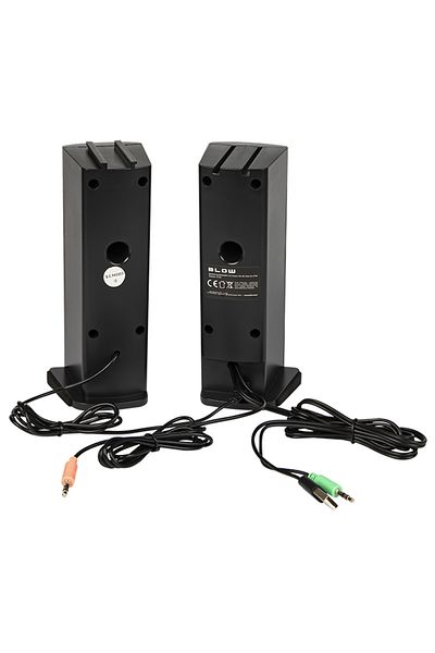 Blow Set of 2 PC speakers, 2.0, Blow MS-28, black