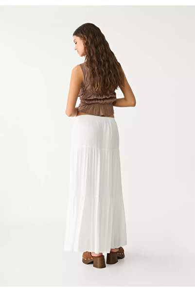 VODENS Corduroy Midi Skirt