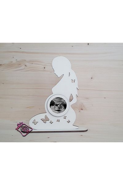 damoro Ultrasound photo frame, natural wood