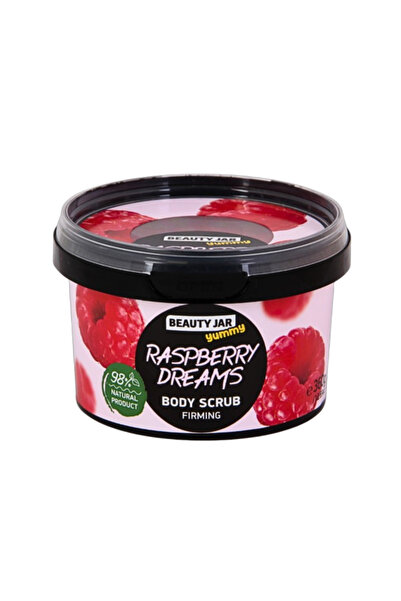 Beauty Jar Exfoliant corporal ferm, Raspberry Dreams, Borcan delicios, 360 g