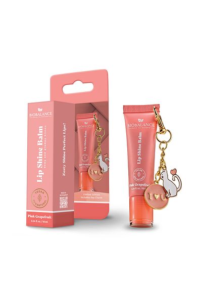 probio balance Lip balm with glossy effect, Pink Grapefruit, BioBalance, 10 ml