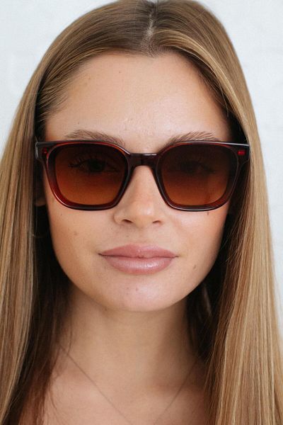 Bilge Karga Brigette Brown Black Brown Sunglasses