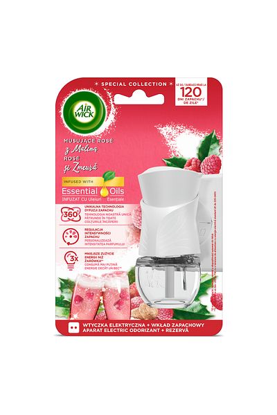 Air Wick Air Wick electric room freshener, Rose and Raspberry, 19 ml