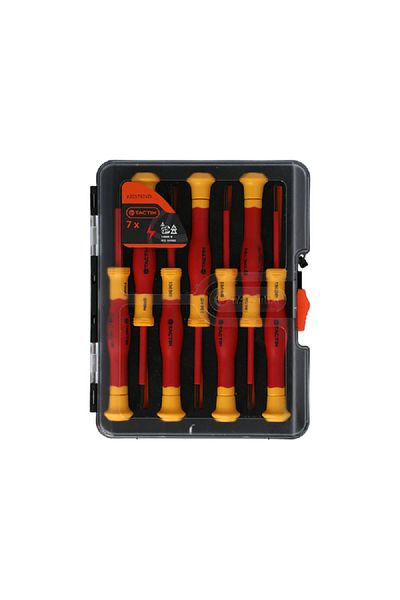 Tactix 7-Piece Insulated Precision Screwdriver Set