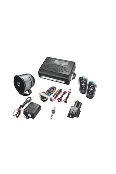 ideal STORE idealSTORE Car Alarm with 2 Remote Controls, 6-tone Siren, Arming-Disarming, Silent Arming, L