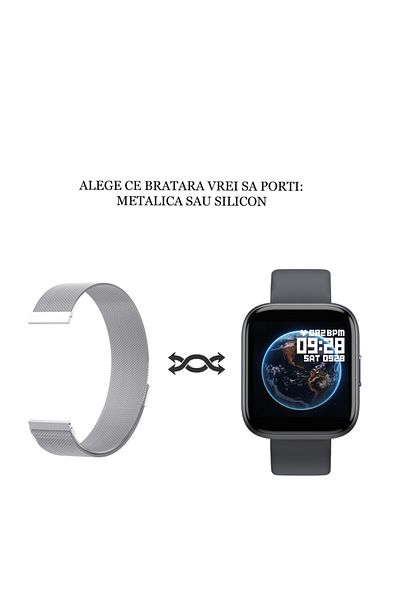 ideal STORE IdealStore TimeS Collection Smartwatch, 1.55 inch Touch Screen, Bluetooth Call Answering, Not