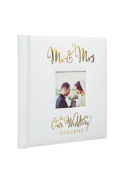 OEM Album Foto, Our Wedding Memories, Dimensiuni 22.5x28cm, 30 Pagini, Alb