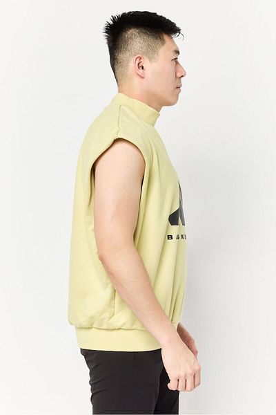 adidas Men Sportswear Fit Sleeveless Basketball Vest, Yellow
