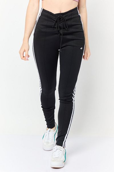 adidas Women Sportswear Fit Running Sweatpants, Black/White