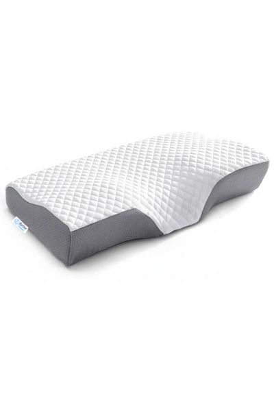 BETTER POSTURE Lite Memory Foam Cervical Orthopedic Pillow, White, 56 x 37 x 11 cm