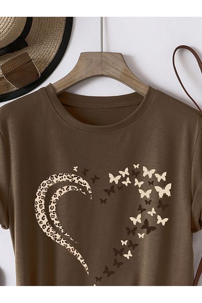 uyguntarz Λεπτομέρεια Heart Leopard Butterfly