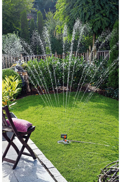 Gardena 8144-20 Comfort Turbo Drive Kazıklı Fıskiye, 450 M² Sulama Alanı