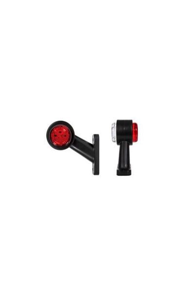 ideal STORE Lampa Gabarit idealSTORE, cu Brat 12 LED SMD Alb - Rosu 12V-24V, Instalare usoara, Iluminat 12 LED,