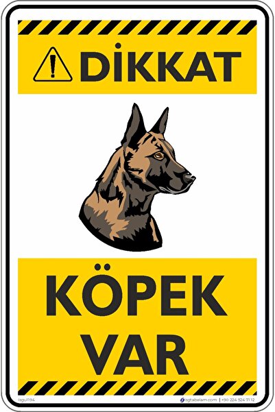 isgtabelam 15X20Cm/3Pcs/Phosphorescent Sticker/Attention There Is a Dog!/V5-1