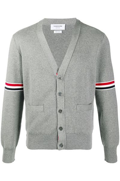 THOM BROWNE Thom Browne Rwb Cotton Cardigan