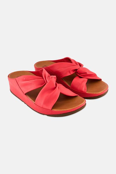Fitflop Women Twiss Slide Slip On Sandals, Red