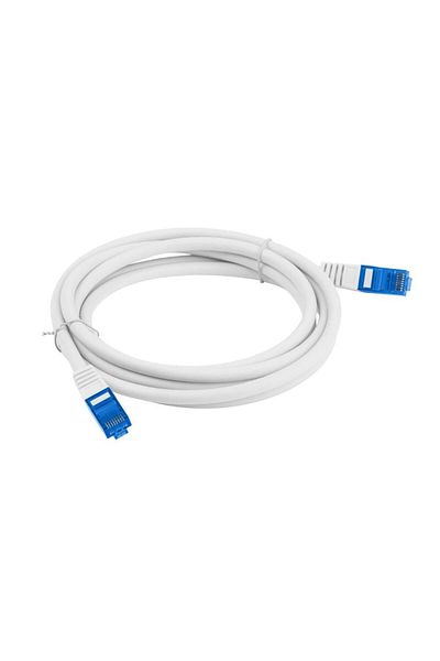 Lanberg Cablu de retea S/FTP Cat.6A 1m RJ45 Alb Lanberg