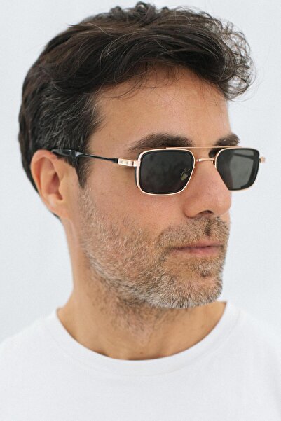 Bilge Karga Sion Gold Black Men's Sunglasses