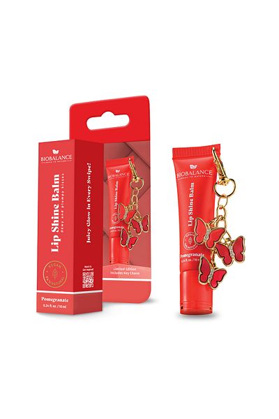 probio balance Lip balm with glossy effect, Pomegranate, BioBalance, 10 ml