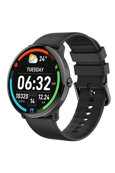 ideal STORE idealSTORE S24Watch Smartwatch, Round AMOLED Screen, Bluetooth Call, Heart Rate and St Monitoring