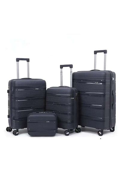 Falcon 4-Piece Luggage Set – Cabin, Medium, Large Suitcases + Vanity Case | Spinner Wheels
