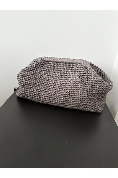 YerliOrganik Straw Hand Knitted Bag