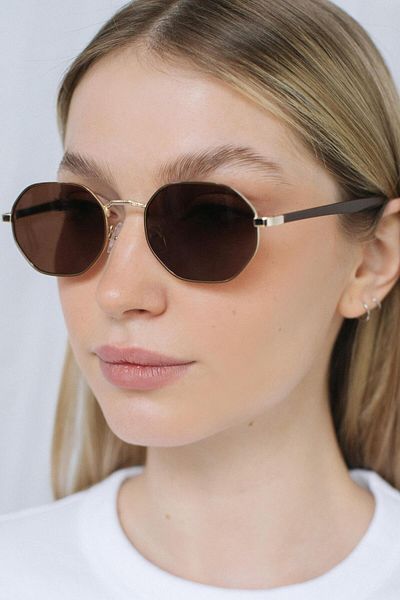 Bilge Karga Marten Gold Brown Sunglasses