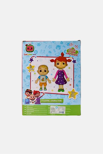 Cocomelon 3 Pieces To Connect Stacking Character Toy