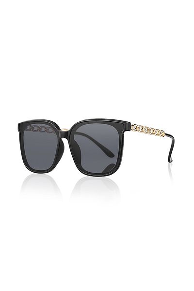 Kinary Uv400 Protective New Style Women's Sunglasses Metal Handle Model 1074